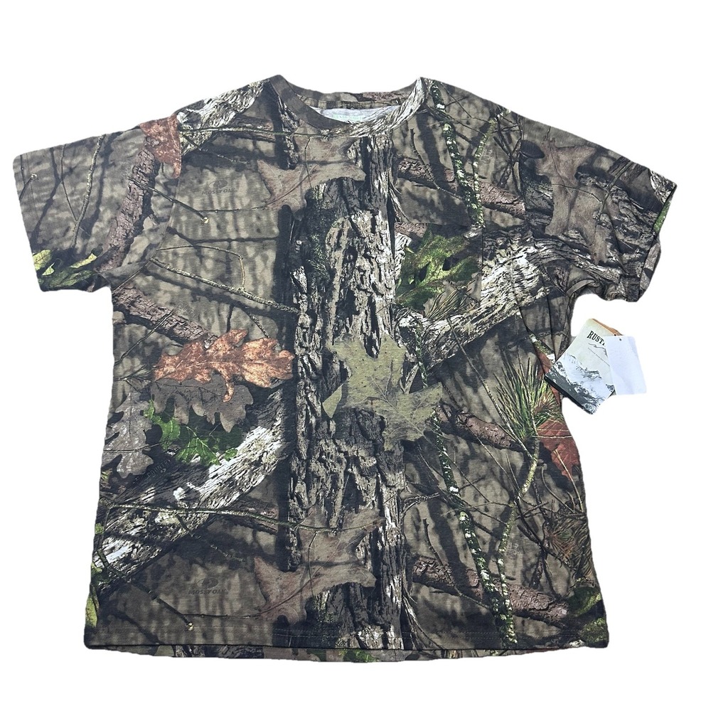 Rustic Ridge Men's 3XL Moc Camo Short Sleeve Shirt‎ Outdoor Lightweight Tee NWT